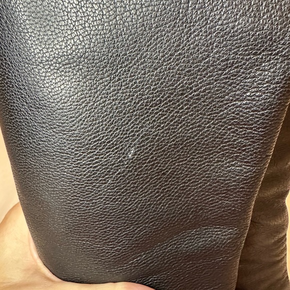 GUCCI women’s tall black knee high leather boots zipper pointed toe style SZ 10 - Picture 13 of 16